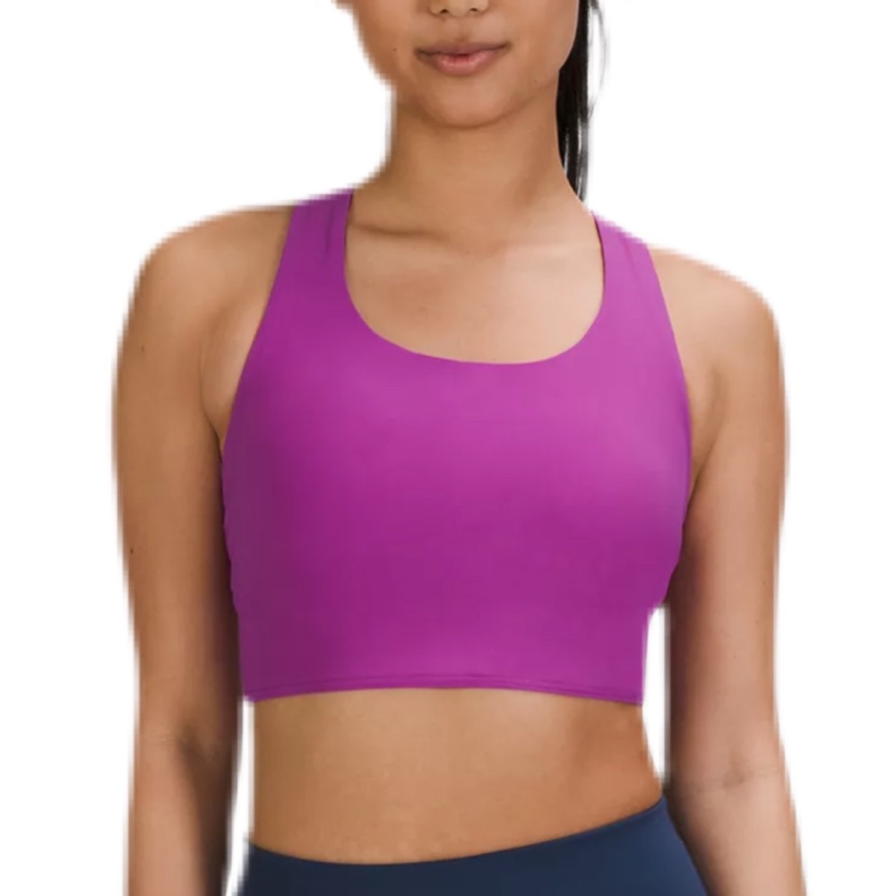 Lululemon stash it bra purple 6